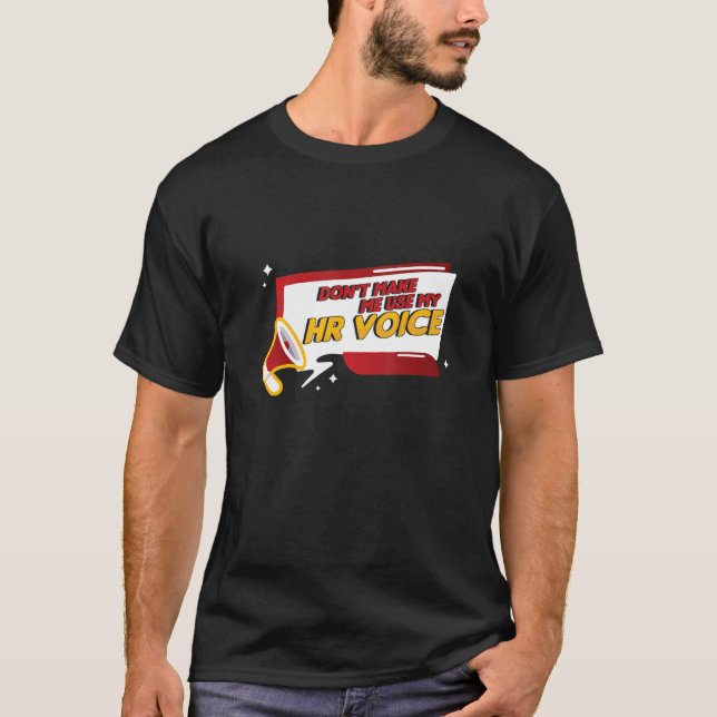 Camiseta Funny Human Resources Manager Hr Employee Departme (Frente)