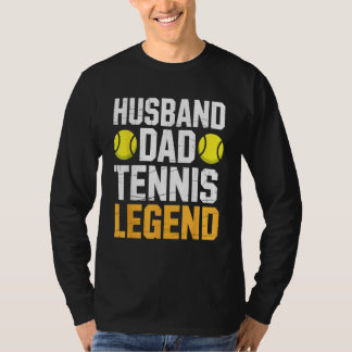 Camiseta Funny Husband Dad Tennis Legend Humor Vintage