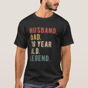 Camiseta Funny Husband Vintage Pai 1945