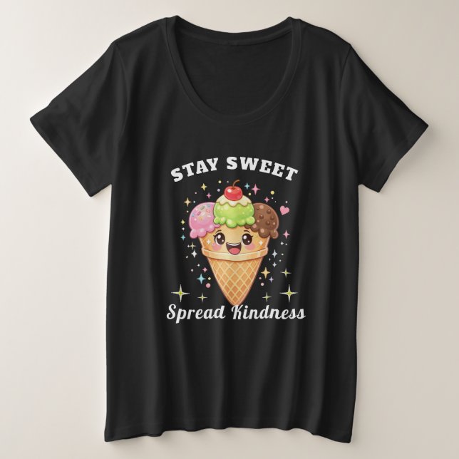 Camiseta funny ice cream (Frente do Design)