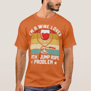 Camiseta Funny Ignorando Corda Saltando Corda Corda Corda C