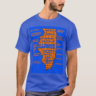 Camiseta Funny Illinois design