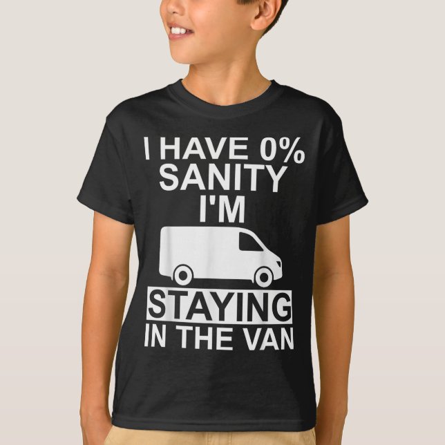Camiseta Funny I'm Staying In Tha Van Phasmophobia Drivers  (Frente)