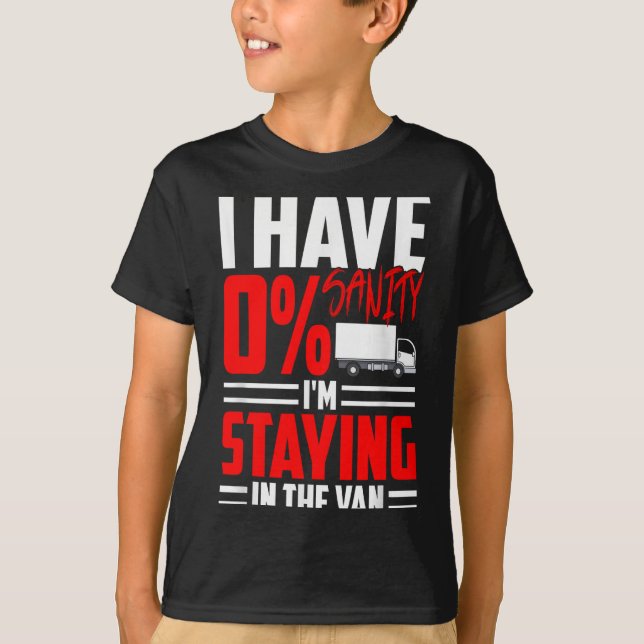 Camiseta Funny I'm Staying In Tha Van Phasmophobia Gamer Wo (Frente)