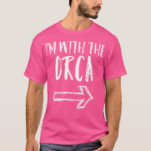 Camiseta Funny I'm With The Orca Costume Halloween Matching