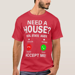 Camiseta Funny Imóveis Imóveis Property House Vendedor de P