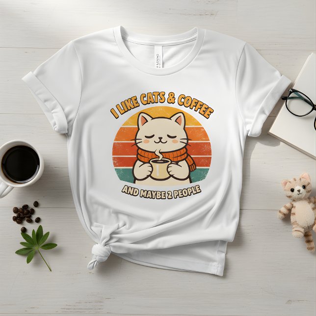 Camiseta Funny Introvert Cat Mom Gift Women's  (Criador carregado)