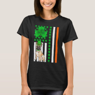 Camiseta Funny Irish American Flag French Bulldog Patrice