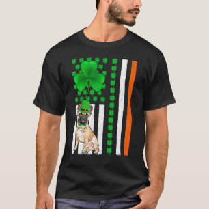 Camiseta Funny Irish American Flag French Bulldog Patrice