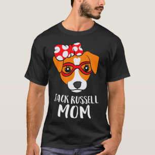 Camiseta Funny Jack Russel Terrier Dog Mãe Jack Russell Pul