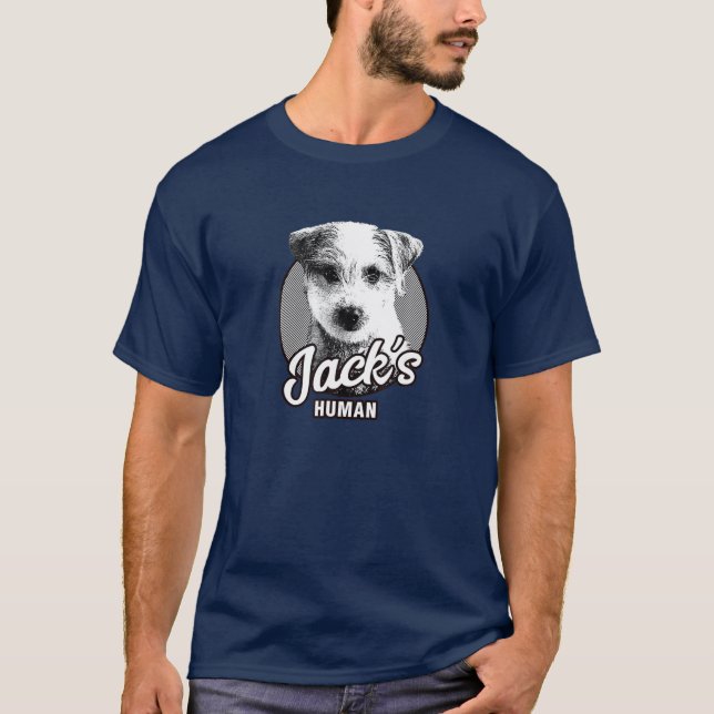 Camiseta Funny Jack's Human Cute Dog Lover's Pet (Frente)