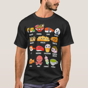 Camiseta Funny Japanese Asian Food Fan Kawaii Ramen Sushi J