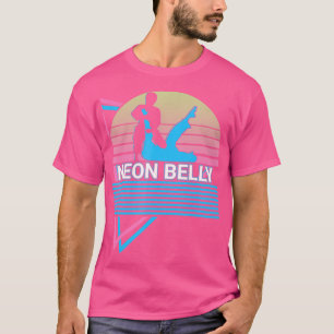 Camiseta Funny Jiu Jitsu Bjj Retro Neon Belly