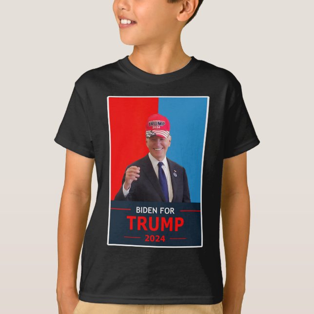 Camiseta Funny Joe Biden Para O Visto Eleitoral Trump 2024  (Frente)