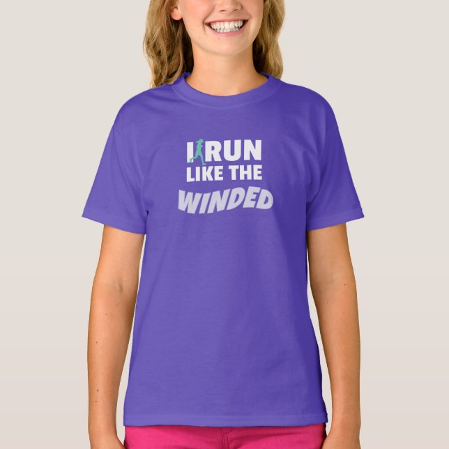 Camiseta Funny Jogger Runner Eu Corro Como O Vencido Corren (Frente)