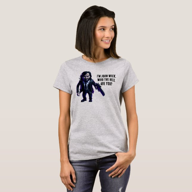 Camiseta Funny John Wick Baba Yaga (Frente Completa)