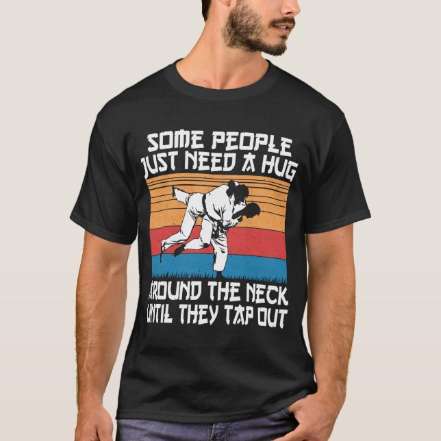 Camiseta Funny Judo Jiu Jitsu Martial Arts Humor (Frente)
