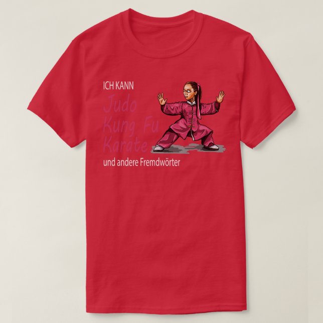 Camiseta Funny Judo Kung Fu d Artes Marciais Presente 2 (Frente do Design)