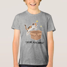 Camiseta Funny Jumping Cat BoysT-Shirt