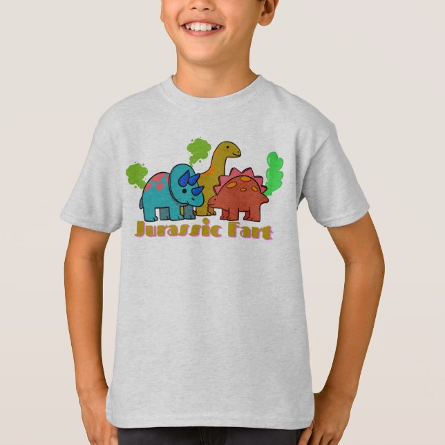 Camiseta Funny Jurassic Fart (Frente)