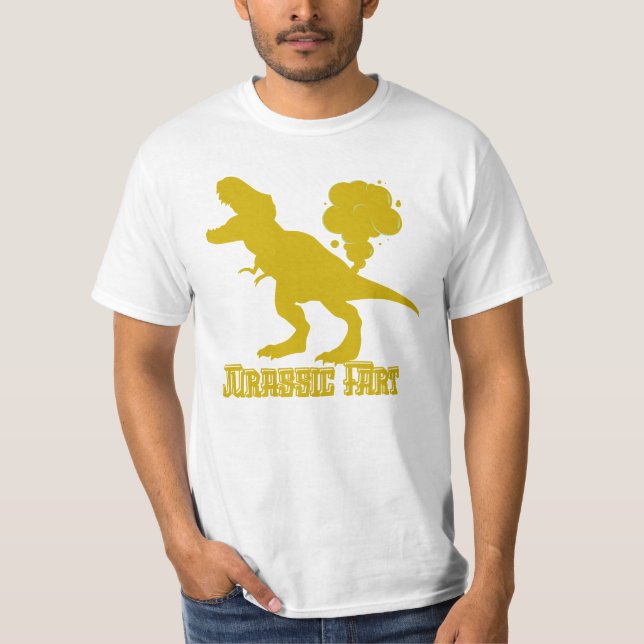 Camiseta Funny Jurassic Fart T-Rex (Frente)
