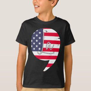 Camiseta Funny Kamala Harris 2024 Presidente Comma La Ameri