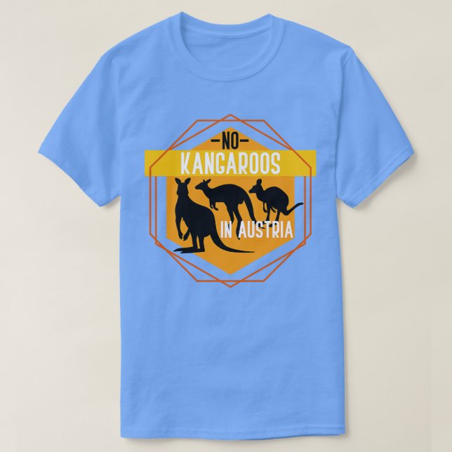 Camiseta Funny Kangaroo Gift Animal Cote Kangaroo (Frente do Design)