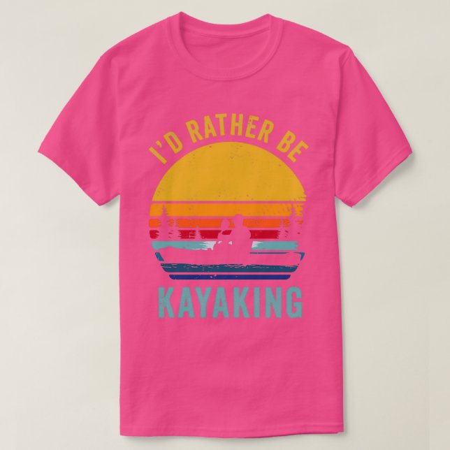 Camiseta Funny Kayak Kayak Lover Oferece Kayaking Gi (Frente do Design)