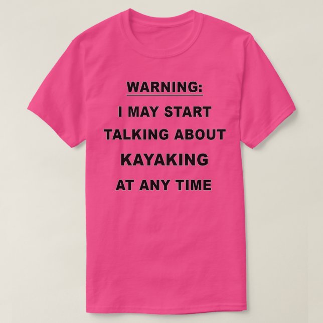 Camiseta Funny Kayaking Gift For Men Women  (Frente do Design)