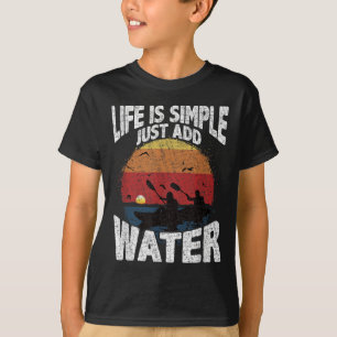 Camiseta Funny Kayaking Graphic Sunset Watersport Fan