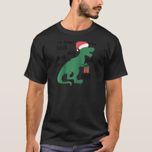Camiseta Funny Kid Tee Dinosaur Fa Ra Ra Rawr Rawr Christma