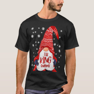 Camiseta Funny King Gnome Family Matching Christmas Gift Pa