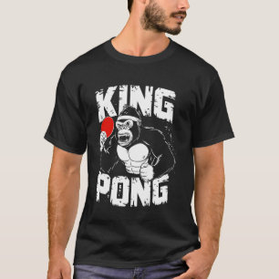 Camiseta Funny King Pong - Vintage Ping Pong - Mesa P