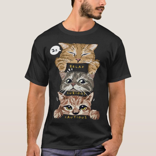 Camiseta Funny Kittens Cute Cats Cat Lover Cat Owner Kitten (Frente)