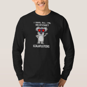 Camiseta Funny Koala Bear Animal Koalafications Pun Men