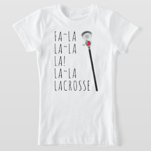 Camiseta Funny Lacrosse Christmas