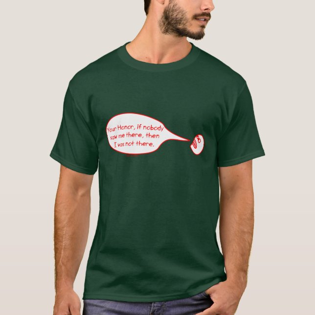 Camiseta Funny Law Comic Legal Recorrida Sua Honra Piada (Frente)