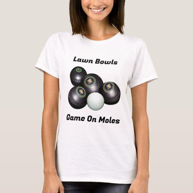 Camiseta Funny Lawn Bowls Game On M...., Tshirt (Frente)