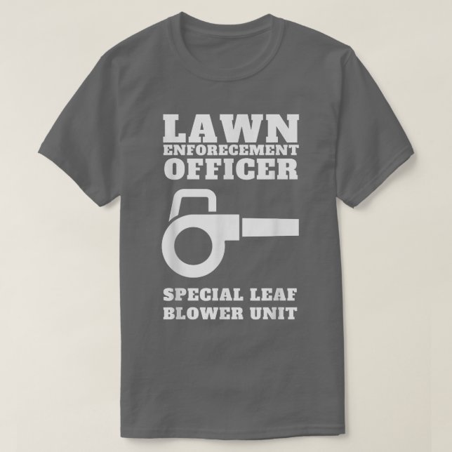 Camiseta Funny Lawn Care agente de saúva (Frente do Design)