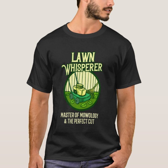 Camiseta Funny Lawn Care Landscaper Mwing (Frente)