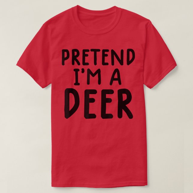 Camiseta Funny Lazy Halloween Costume Shirt Pretend Im A De (Frente do Design)
