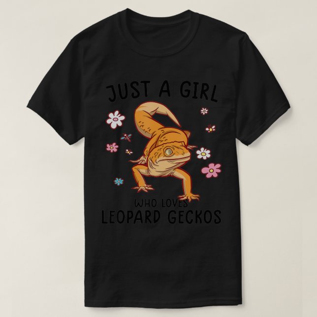 Camiseta funny Leopard Gecko shirts lizard shirt Leopard Ge (Frente do Design)