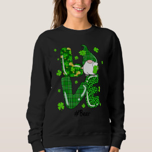 Camiseta Funny Leopard Irish Green Xadrez Beer Gnoma Rua Pa