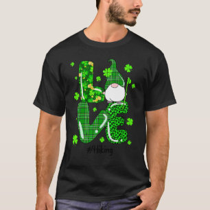 Camiseta Funny Lepard Xadrez Verde Irlandesa Caminhando Rua