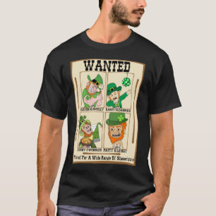 Camiseta Funny Leprechaun queria Poster