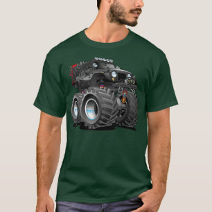 Camiseta Funny Levantou 44 Caminhões De 4wd Do Road Rock Ca