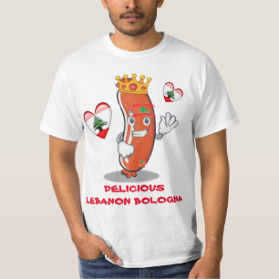 Camiseta Funny Libanesa Humor Líbano Bologna