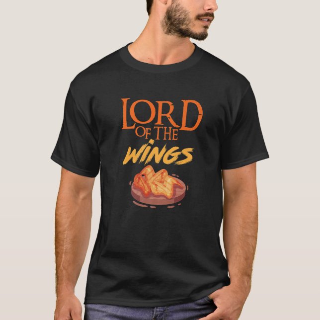 Camiseta Funny Lord Of The Wings Chicken Wings Lover Gift (Frente)