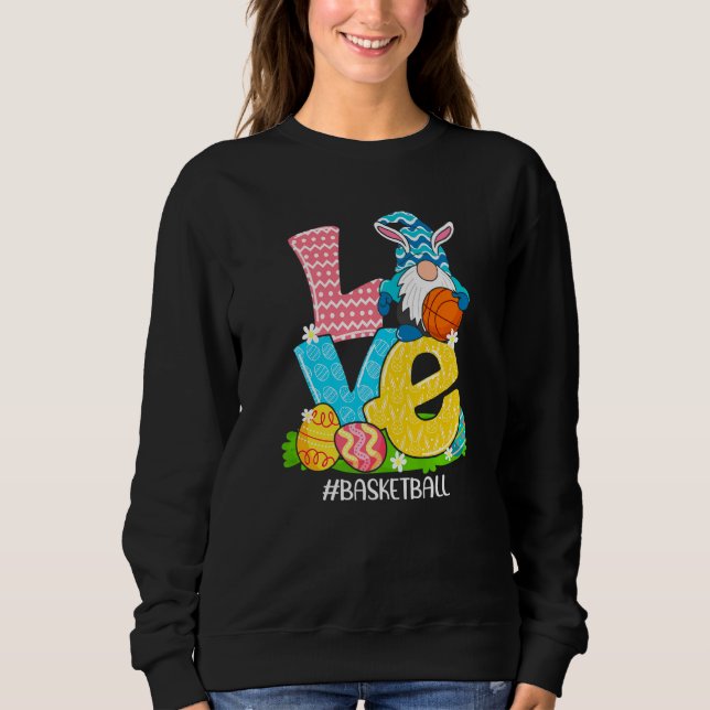 Camiseta Funny Love Basball Páscoa Gnome Ovo Bas (Frente)