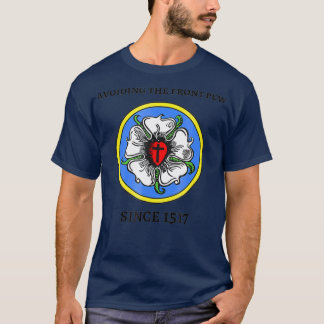 Camiseta Funny Lutheran Culture Frente Church Pew Piada Tee